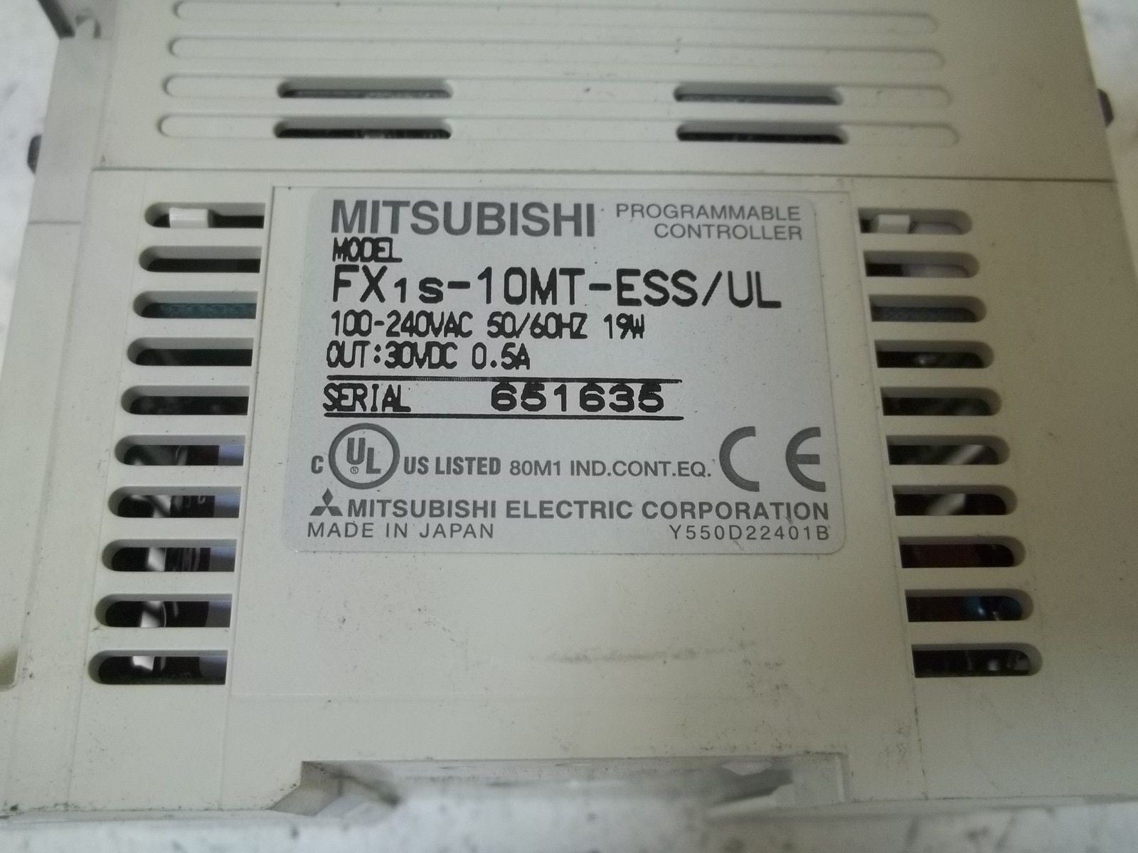 MITSUBISHI FX1S-10MT-ESS/UL PROGRAMMABLE CONTROLLER *NEW NO BOX*