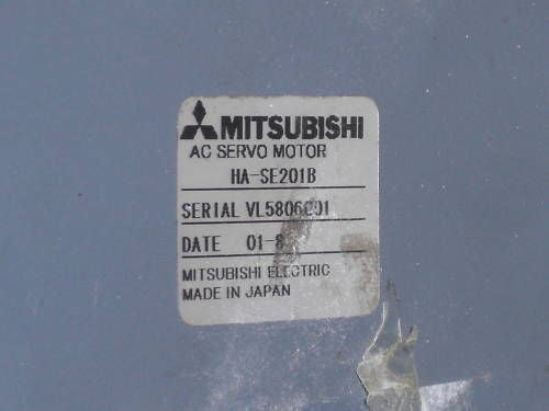 MITSUBISHI HA-SSE201B AC SERVO MOTOR *USED*