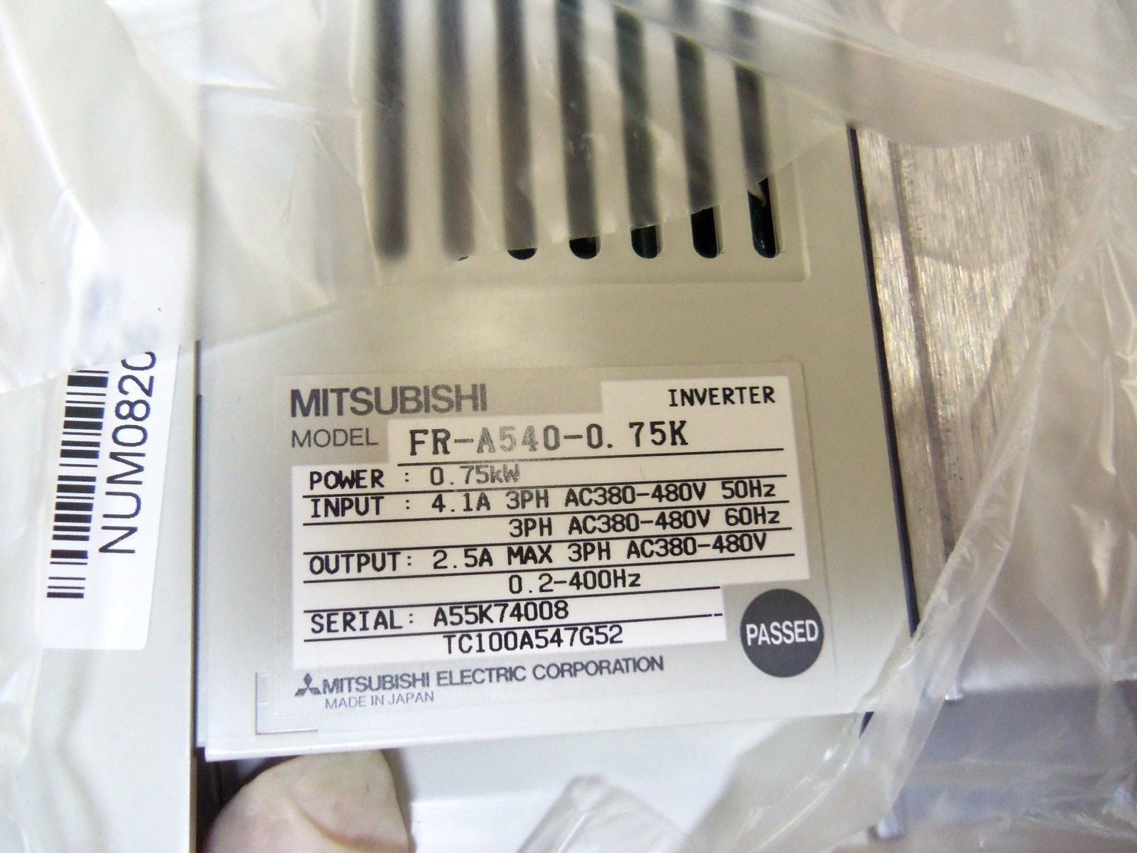 MITSUBISHI INVERTER FR-A540-0.75K *NEW IN BOX*