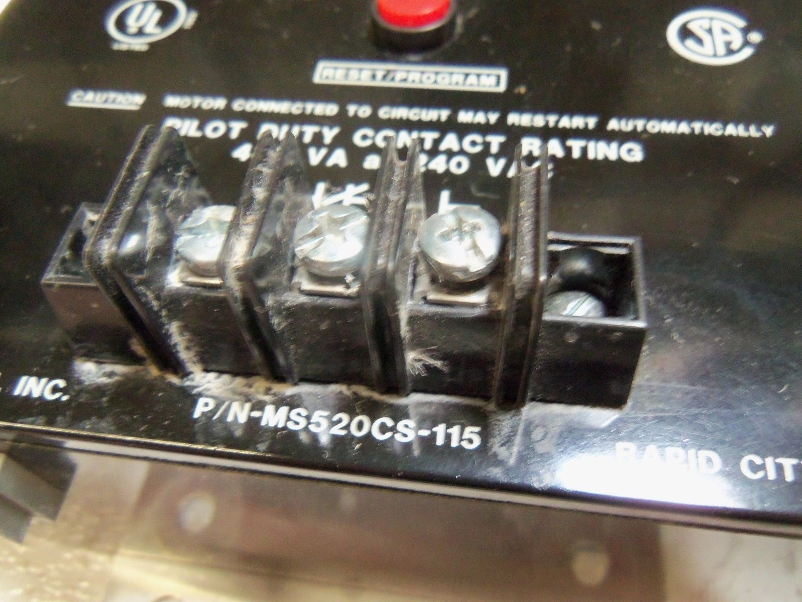 MODEL SAVER MS520CS-115 THREE PHASE ELECTRIC MOTOR *USED*