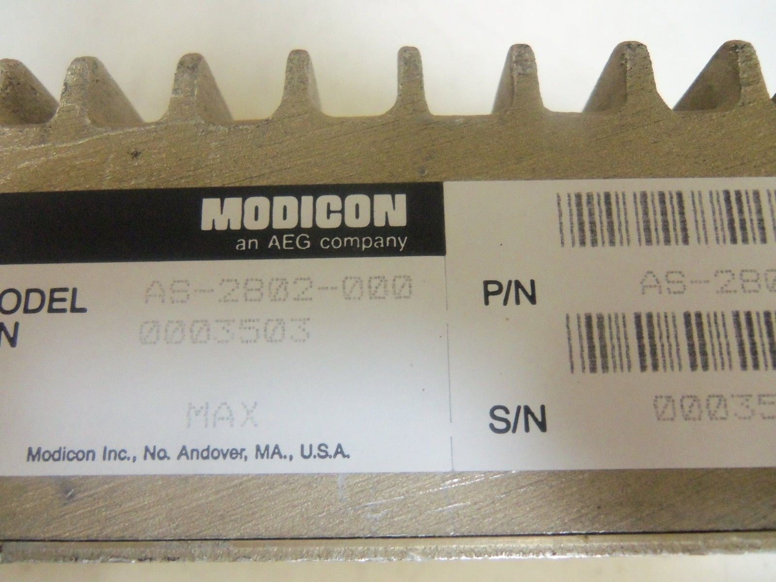 MODICON AS-2802-000 *USED*