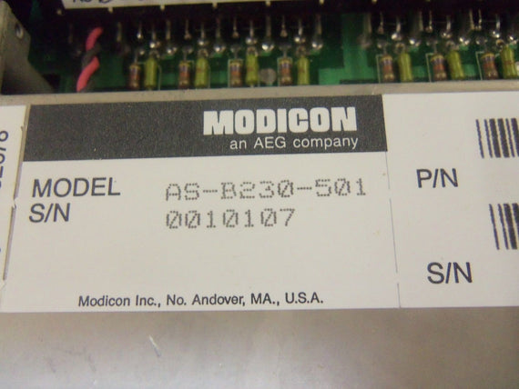 AEG SCHNEIDER MODICON AS-B230-501 OUTPUT MODULE 115 VAC *NEW IN BOX*