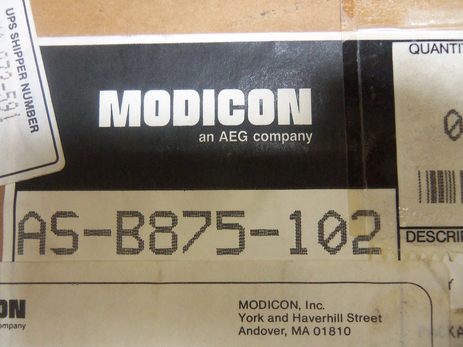 MODICON AS-B875-102 *NEW IN BOX*