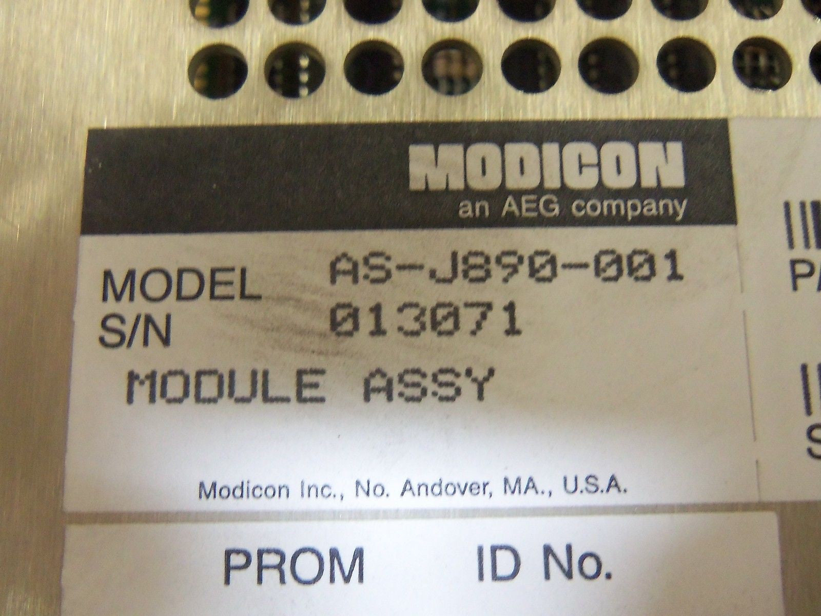 MODICON AS-J890-001 *NEW NO BOX*