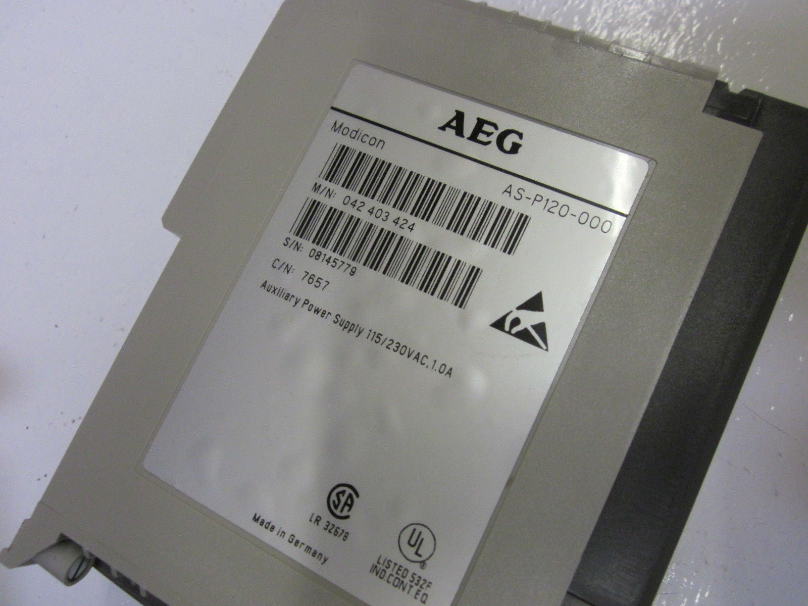 AEG MODICON AS-P120-000 POWER SUPPLY MODULE *NEW IN BOX*