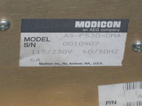 MODICON AS-P530-0MA POWER SUPPLY *USED*