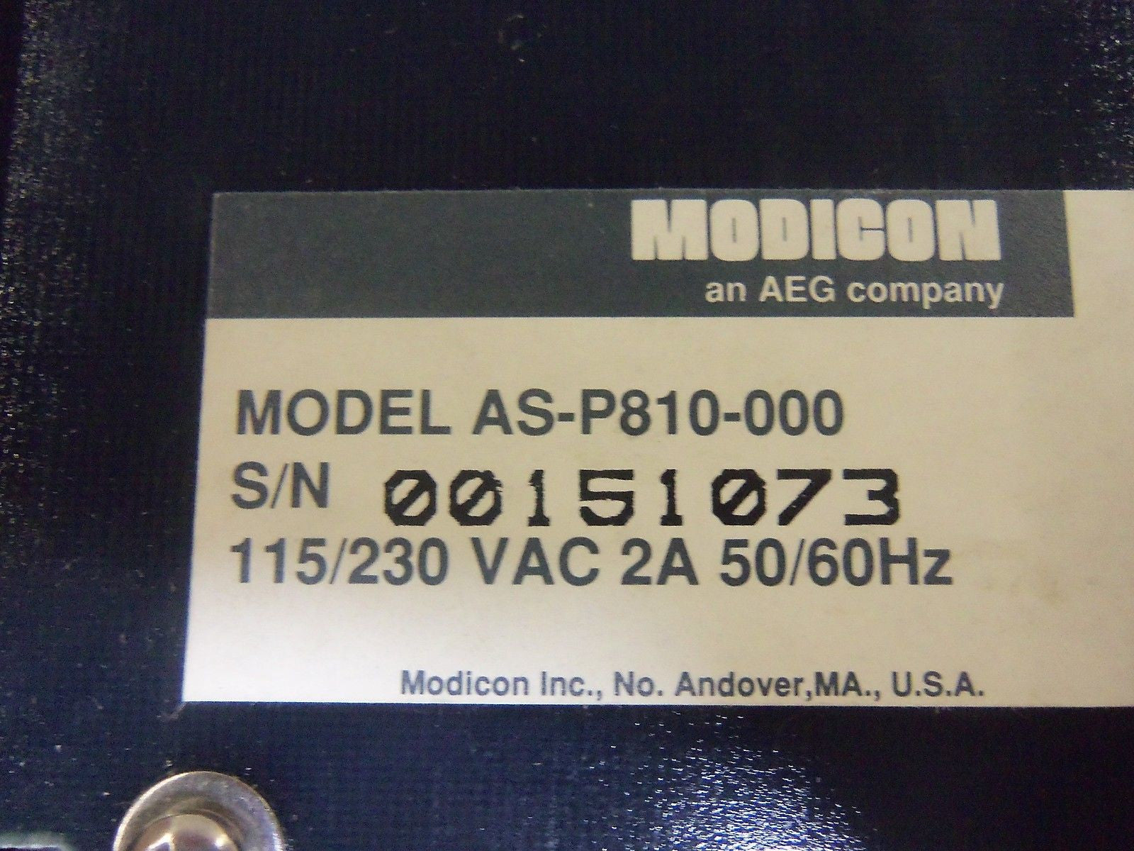 MODICON AS-P810-000 *NEW NO BOX*