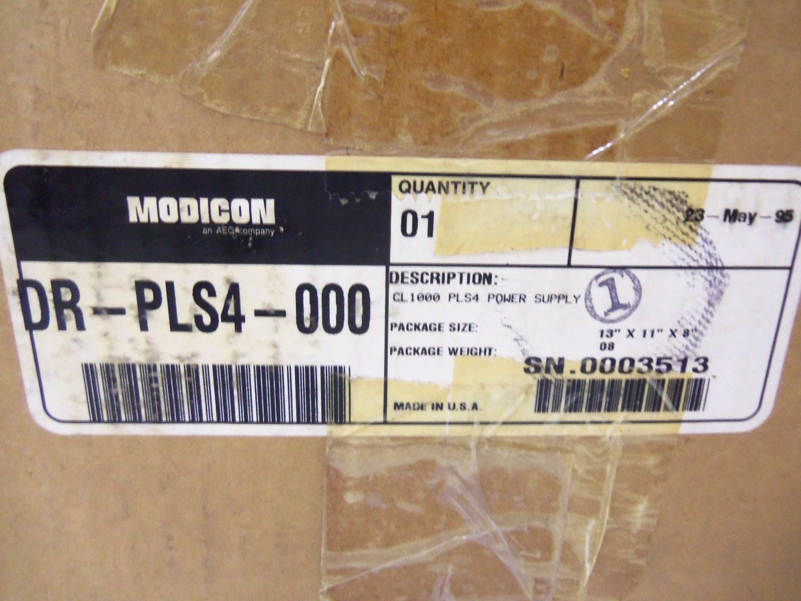 MODICON DR-PLS4-000 *NEW IN BOX*