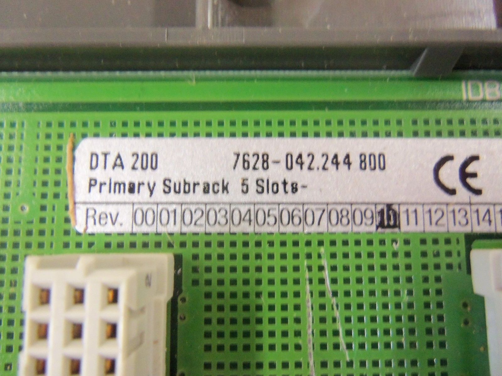 AEG DTA 200 7628-042.244800 5-SLOT PRIMARY RACK *USED*