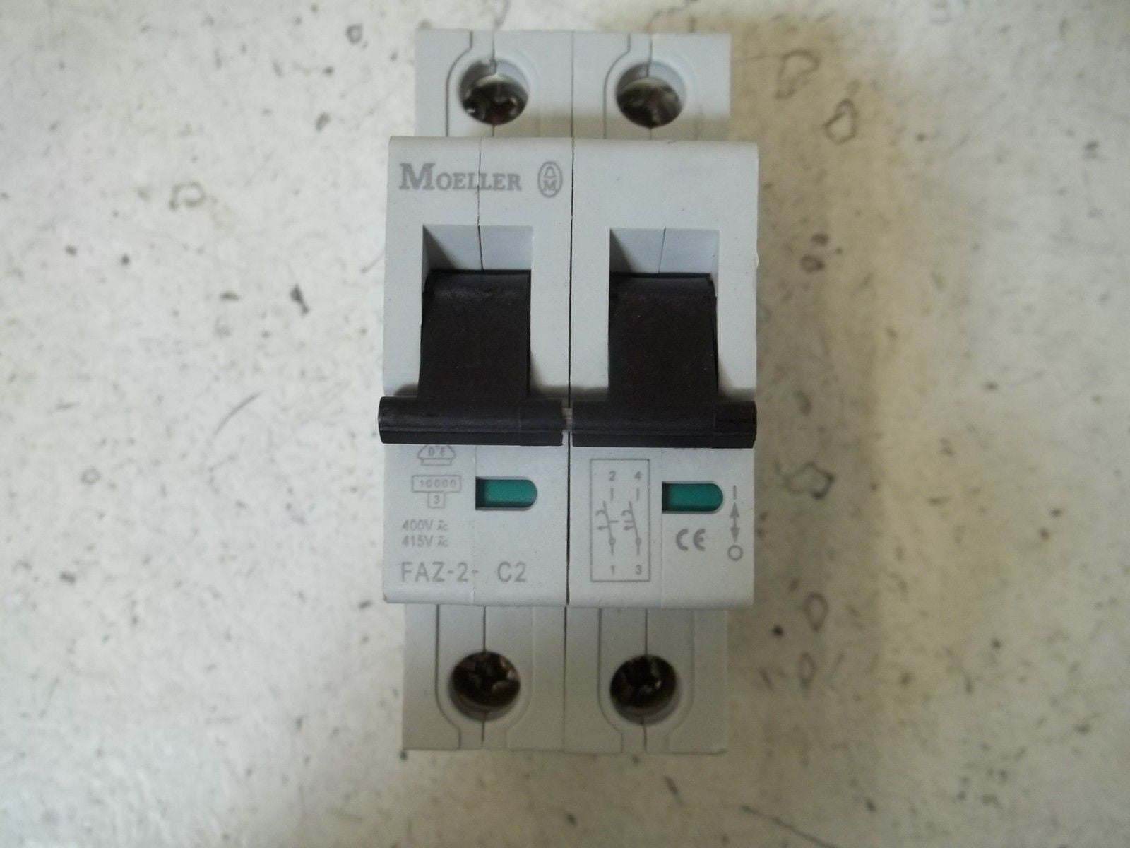 MOELLER FAZ-2-C2 CIRCUIT BREAKER *NEW NO BOX*