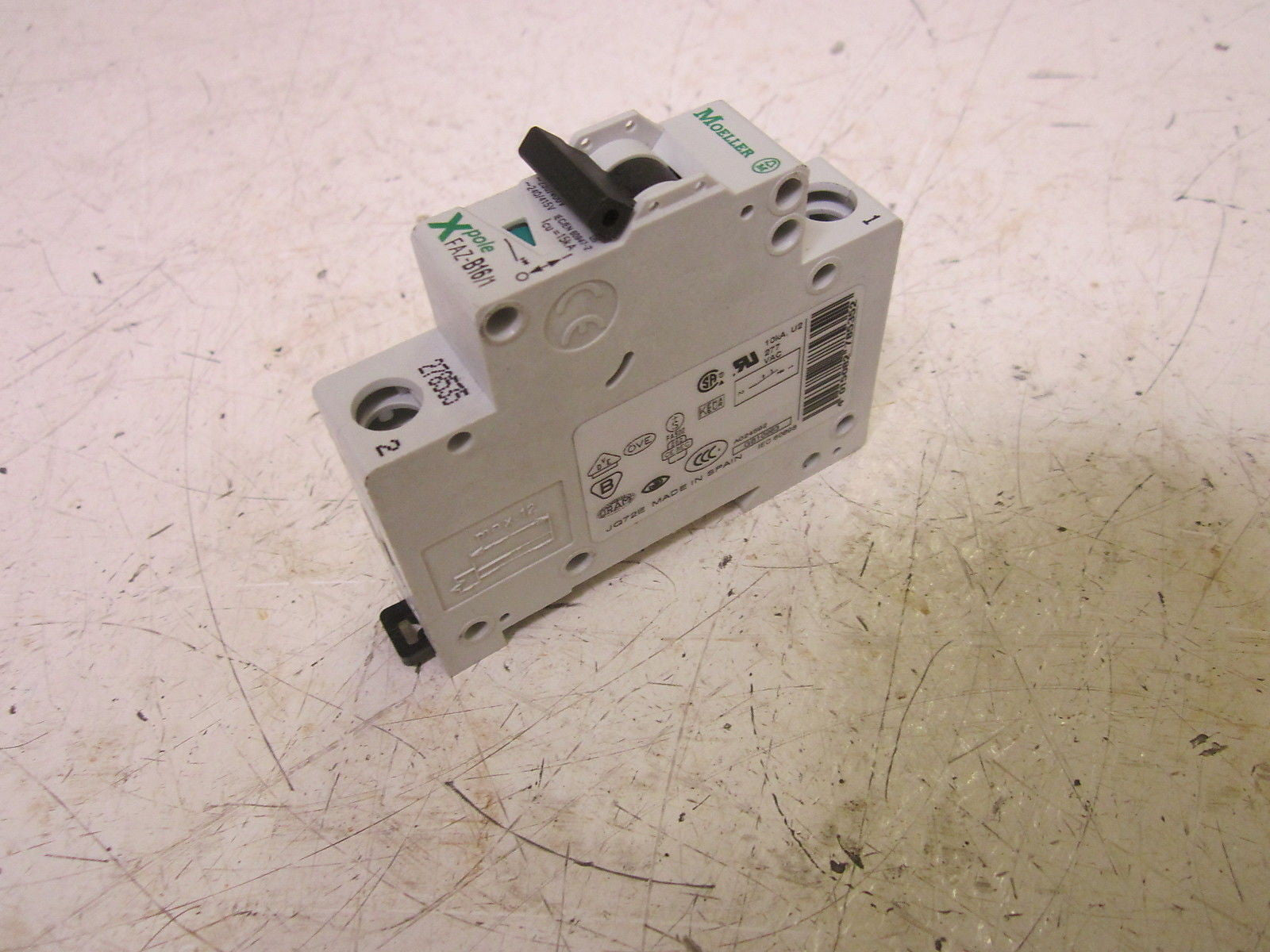 MOELLER FAZ-B16/1 CIRCUIT BREAKER 277VAC *NEW NO BOX*