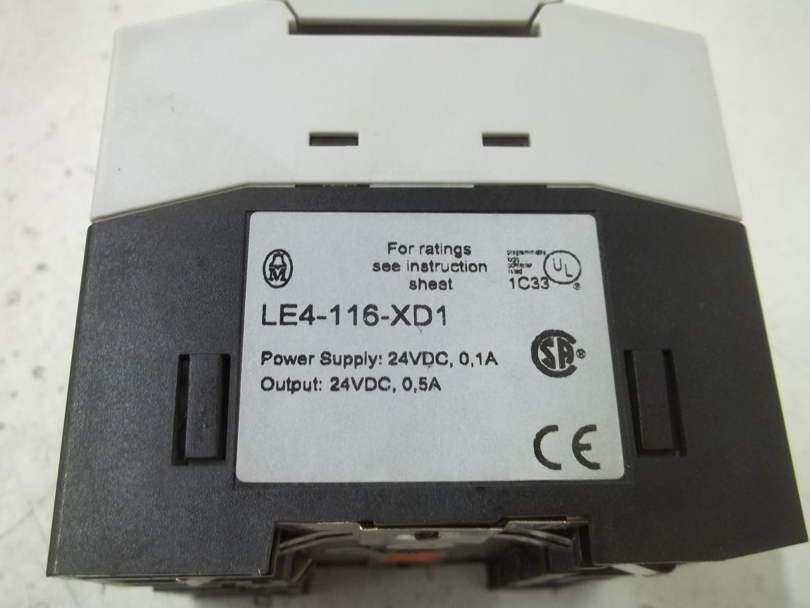 MOELLER LE4-116-XD1 DIGITAL EXPANSION MODULE *USED*