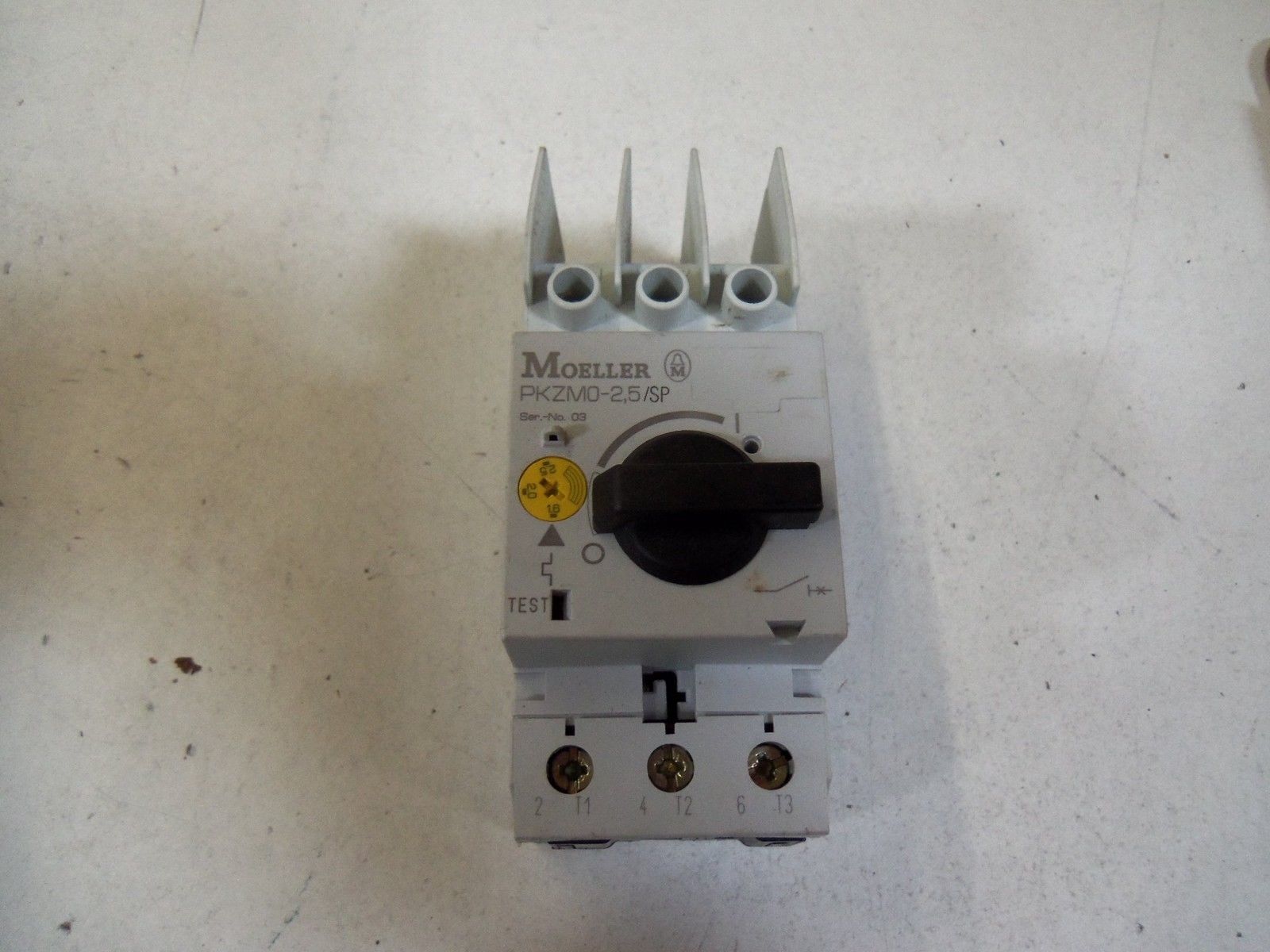 MOELLER PKZM0-2,5/SP MANUAL MOTOR STARTER *USED*