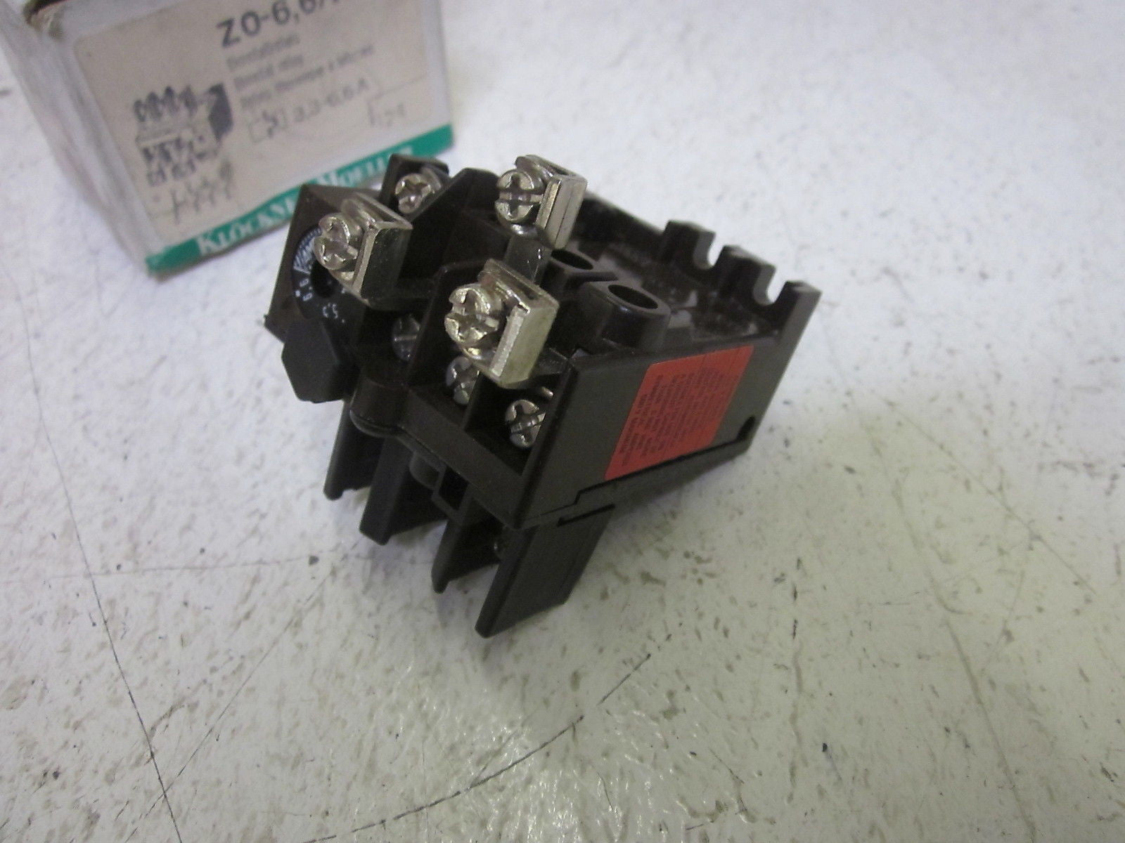 MOELLER Z0-6,6/K-NA BIMETAL RELAY 3,3-6,6A  *NEW IN BOX*