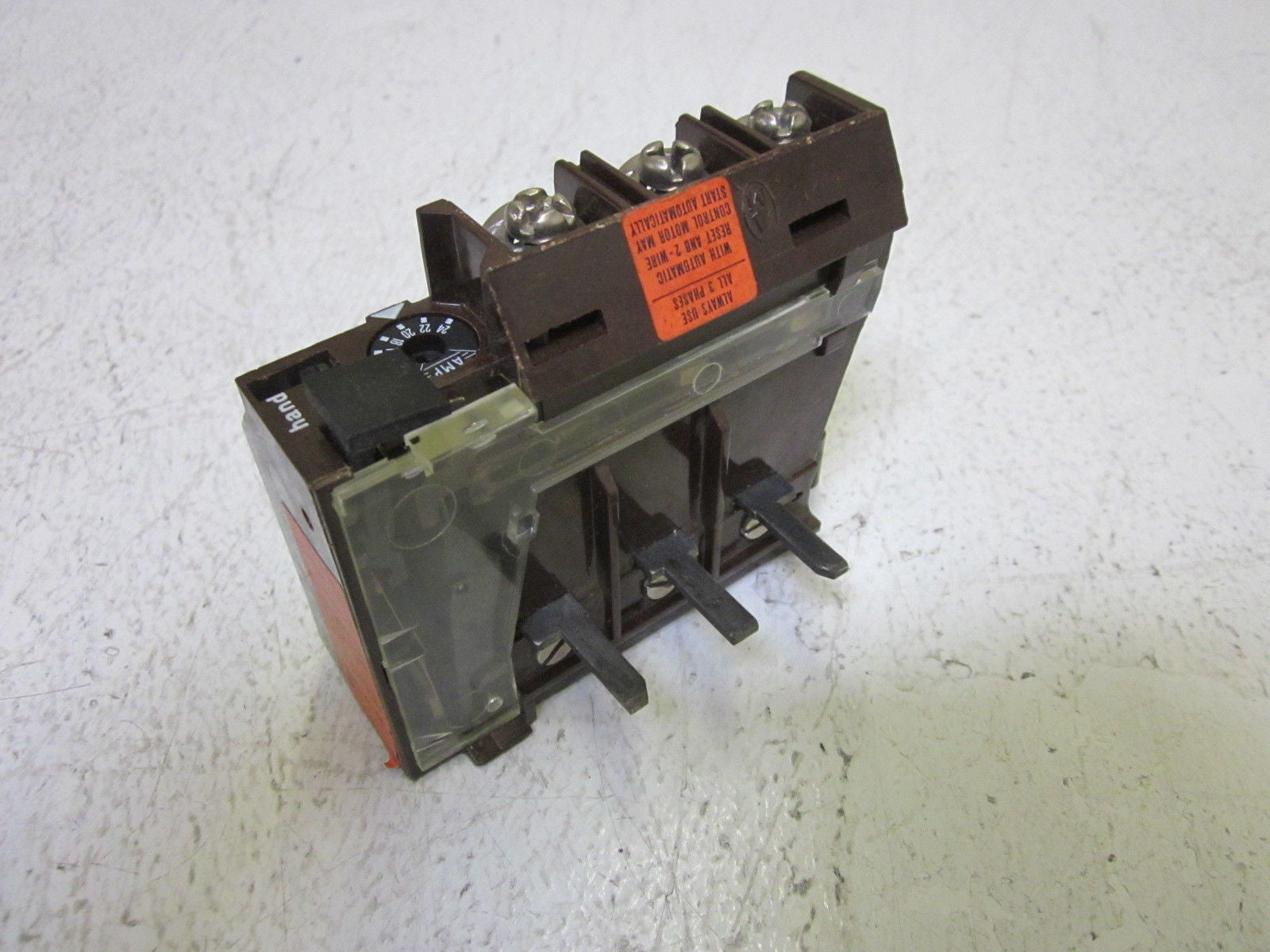 MOELLER Z2-24-CNA 600V OVERLOAD RELAY *USED*