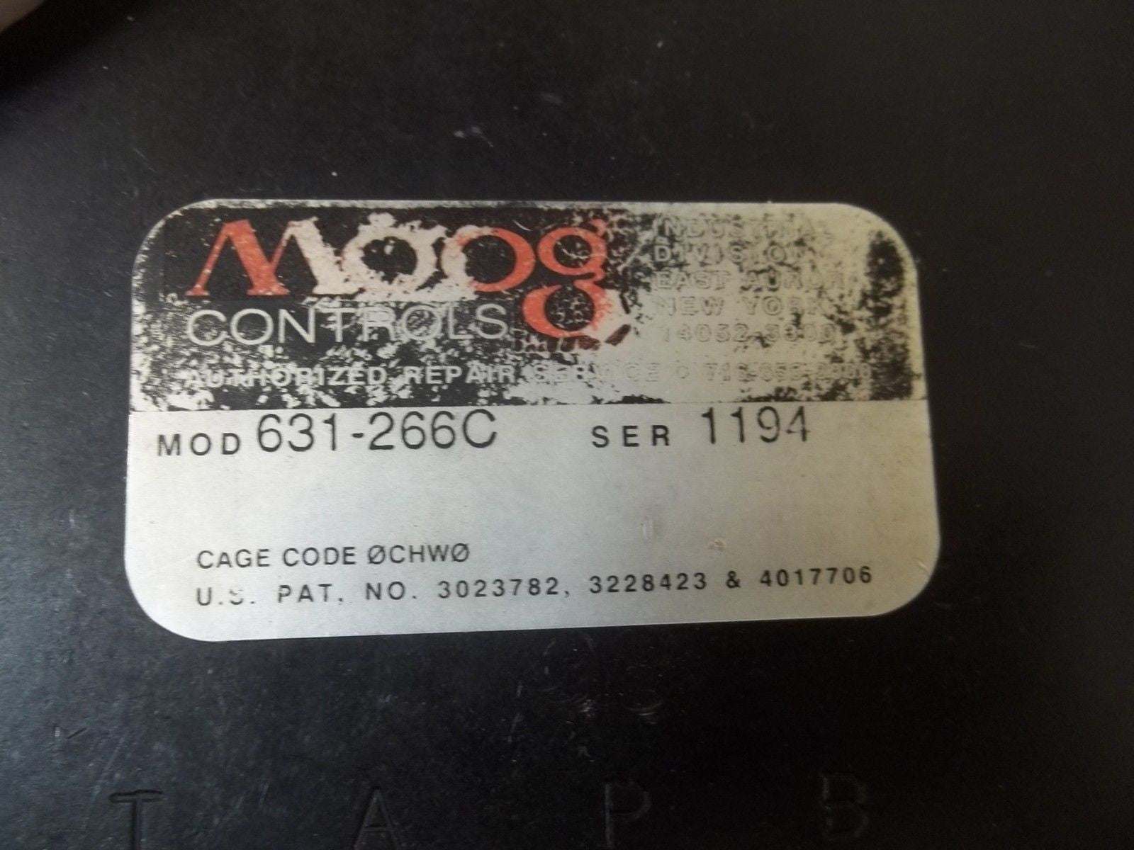 MOOG 631-266C *USED*