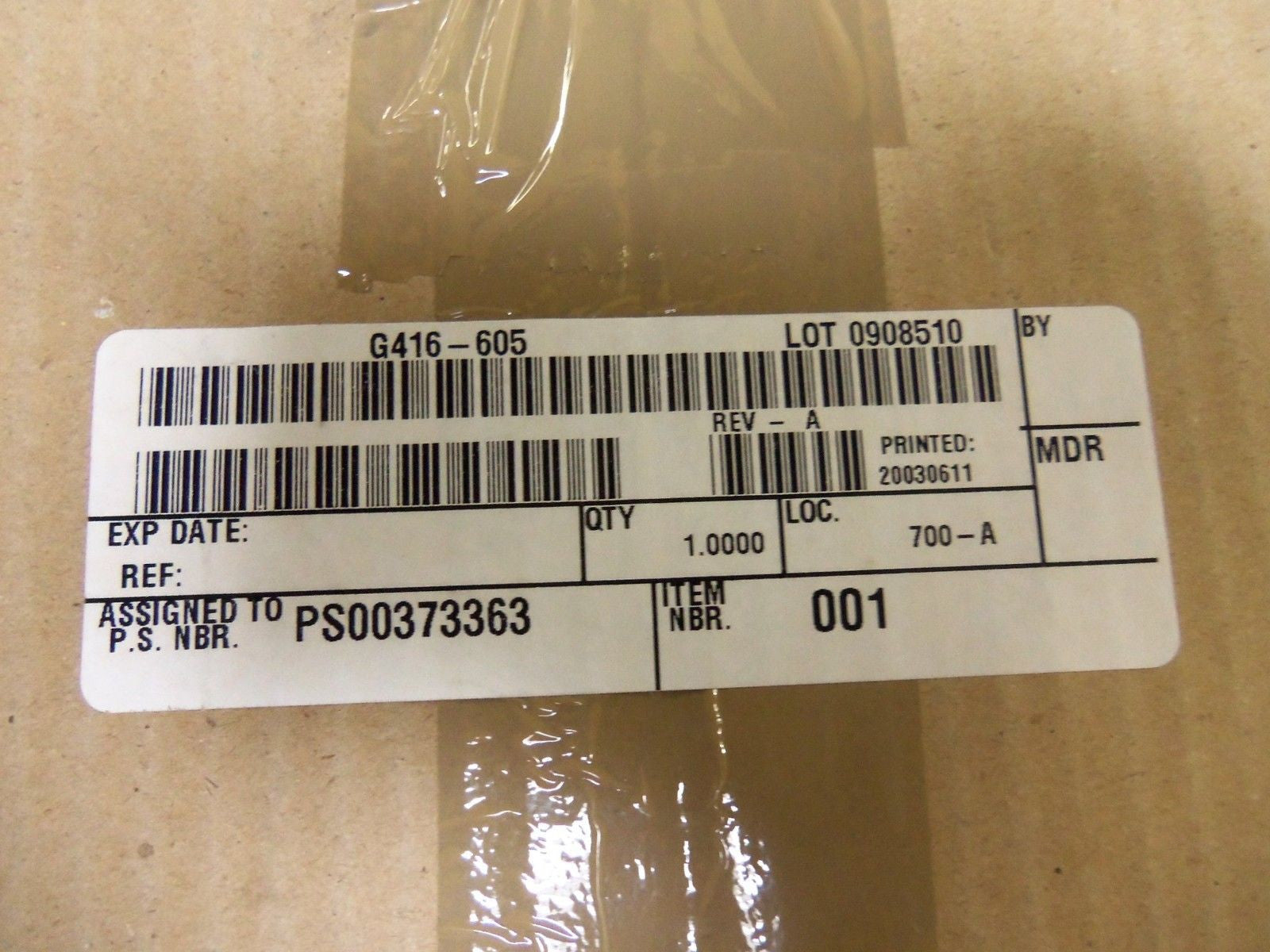 MOOG G416-605 SERVO MOTOR *NEW IN BOX*
