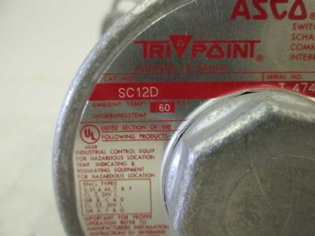 Asco SC12D NSNP **GENUINE**
