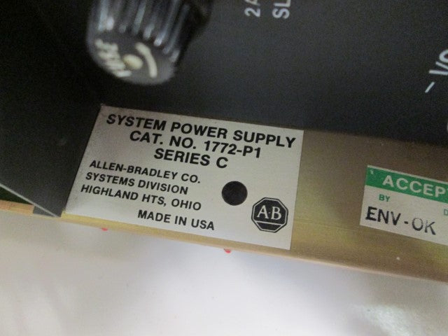 Allen Bradley 1772P1 NSFP ** GENUINE ** AB 1772 P1