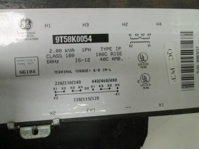 General Electric 9T58K0054 NSFP * GENUINE * GE