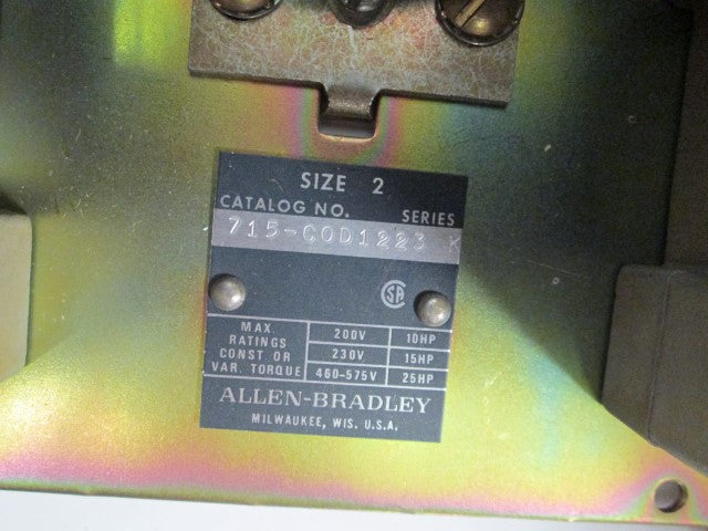 Allen Bradley 715COD1223 NSNP **GENUINE** AB 715 COD 1223