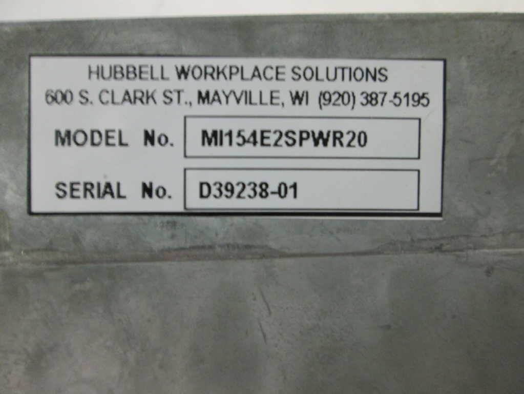 Hubbell MI154E2SPWR20 NSFP **GENUINE**  MI154 E2SPWR 20