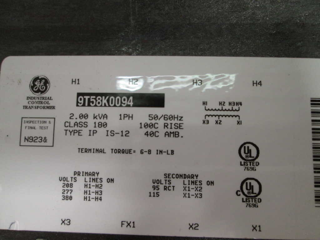General Electric 9T58K0094 NSFP **GENUINE**