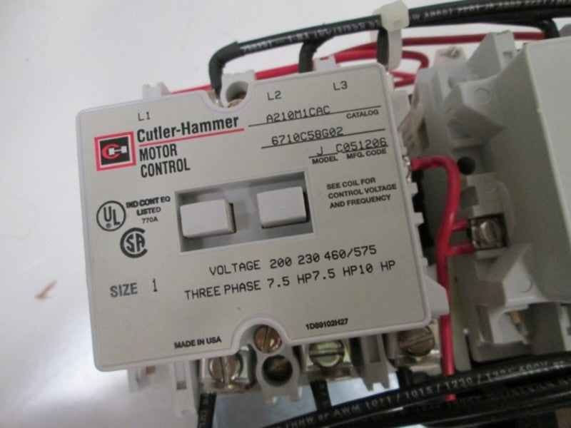 Cutler Hammer A210M1CAC NSFP * GENUINE * Westinghouse