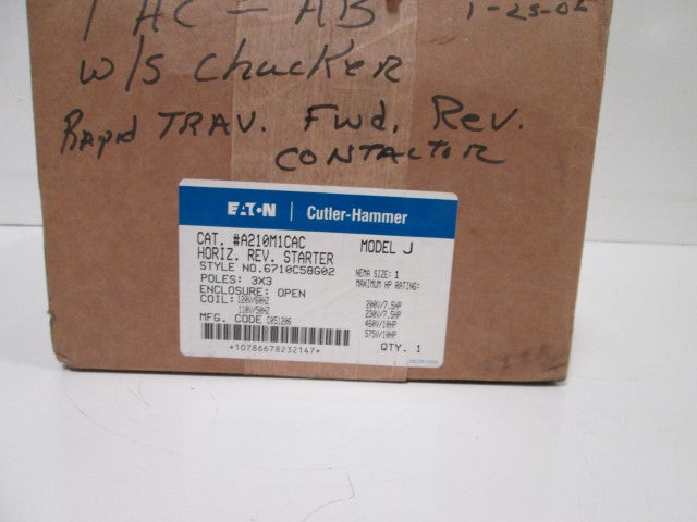 Cutler Hammer A210M1CAC NSFP **GENUINE** Westinghouse