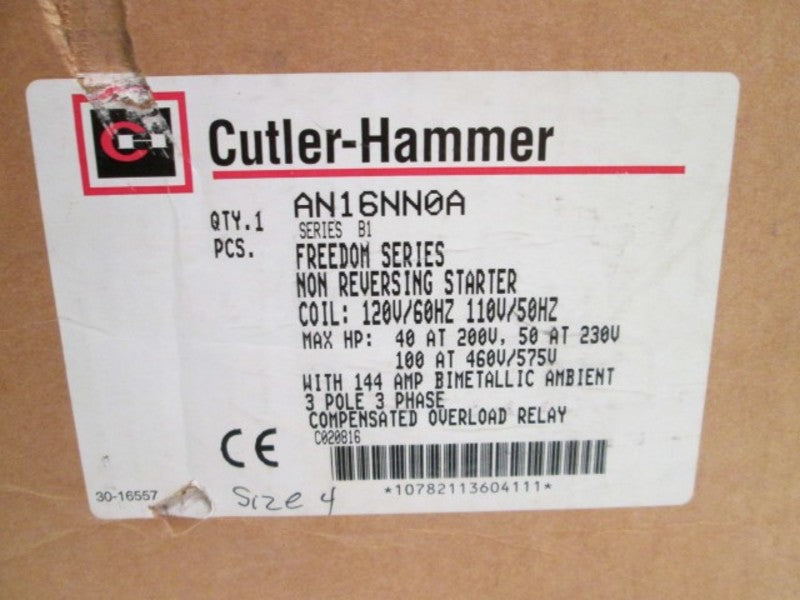 Cutler Hammer AN16NN0A NSFP ** GENUINE ** Westinghouse