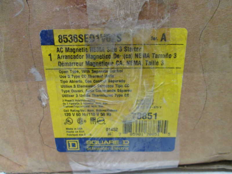 Square D 8536SE01V02S NSFP ** GENUINE ** 8536 SE01 V02S