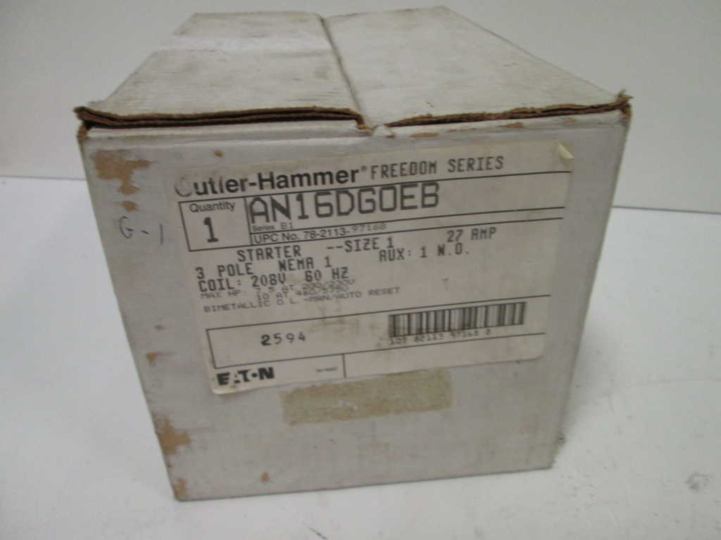 Cutler Hammer AN16DGOEB NSFP **GENUINE** Westinghouse