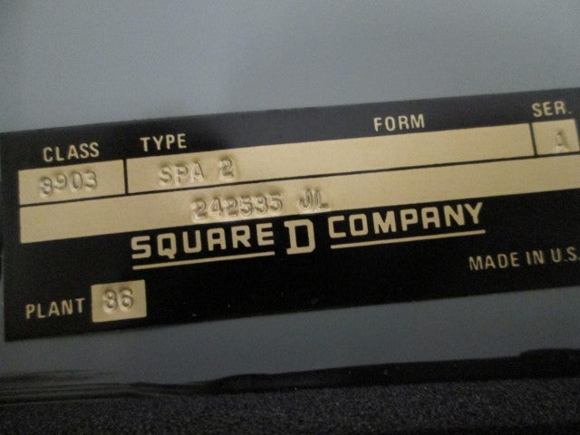 Square D 8903SPA2V02 NSFP ** GENUINE ** 8903 SPA2 V02 Schneider Telemecanique