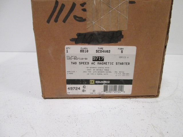 Square D 8810SCO4V02S NSFP **GENUINE** 8810 SCO4 V02 S Schneider Telemecanique