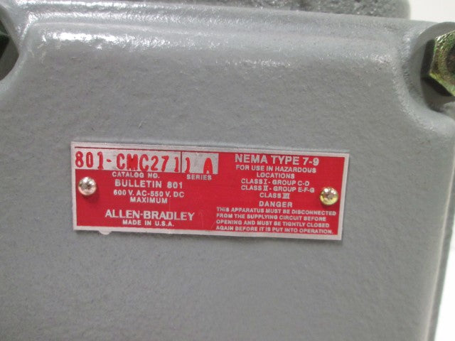 Allen Bradley 801CMC271 NSNP **GENUINE** AB 801 CMC271