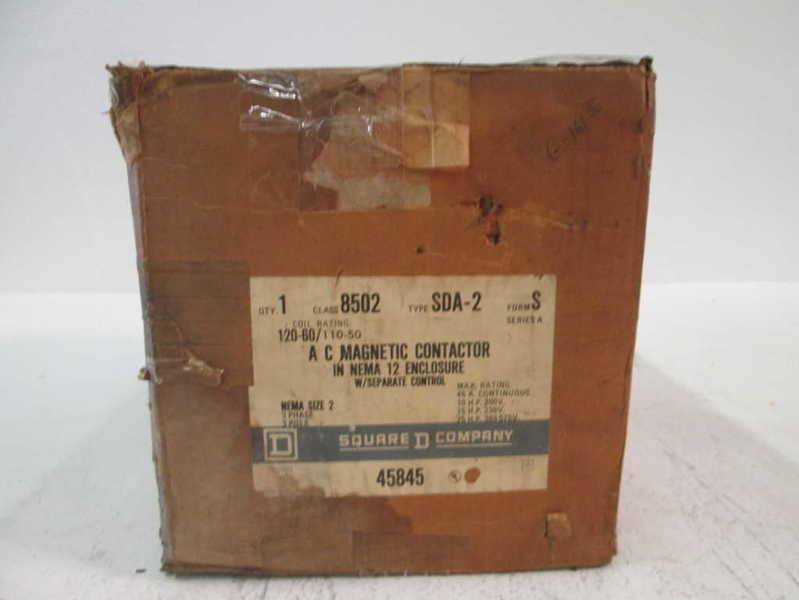 Square D 8502SDA2 120V NSFP * GENUINE * Schneider Telemecanique