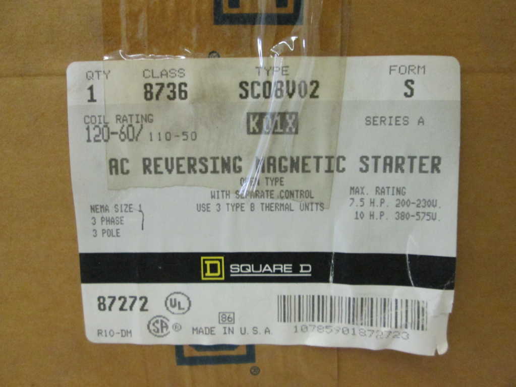 Square D 8736SCO8V02 NSFP ** GENUINE ** 8736 SCO8 V02 Schneider Telemecanique