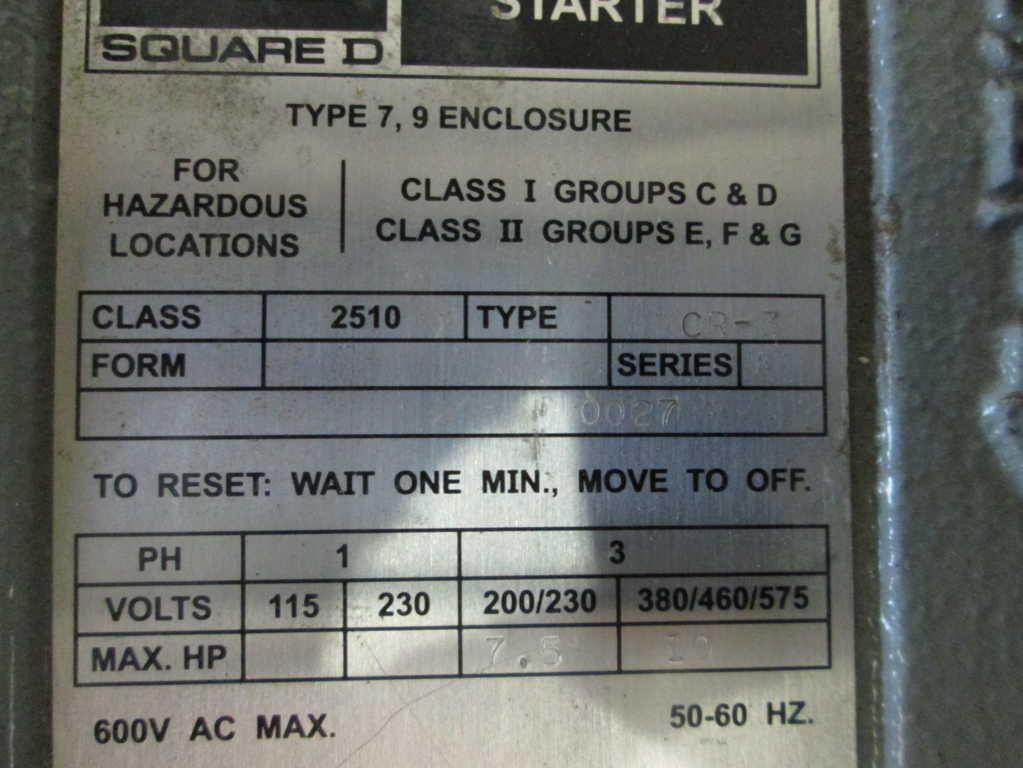 Square D 2510MCR3 NSNP **GENUINE** 2510 MCR3 Schneider Telemecanique