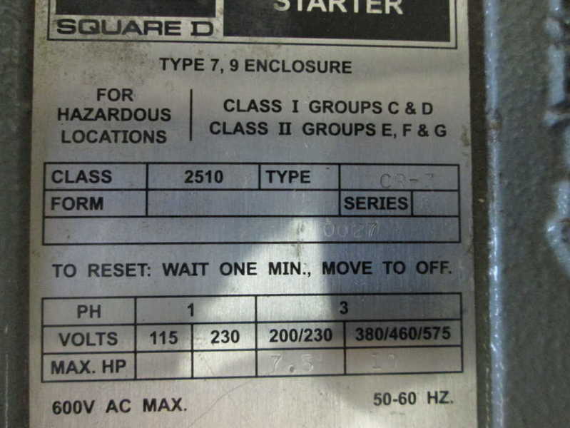 Square D 2510MCR3 NSNP * GENUINE * 2510 MCR3 Schneider Telemecanique