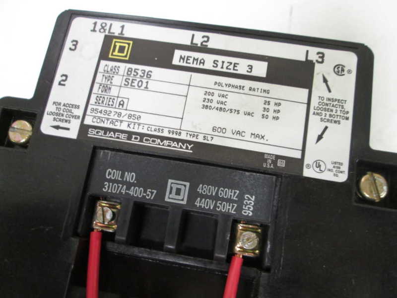 Square D 8536SEO1V06 NSFP * GENUINE * 8536 SEO1 V06 Schneider Telemecanique