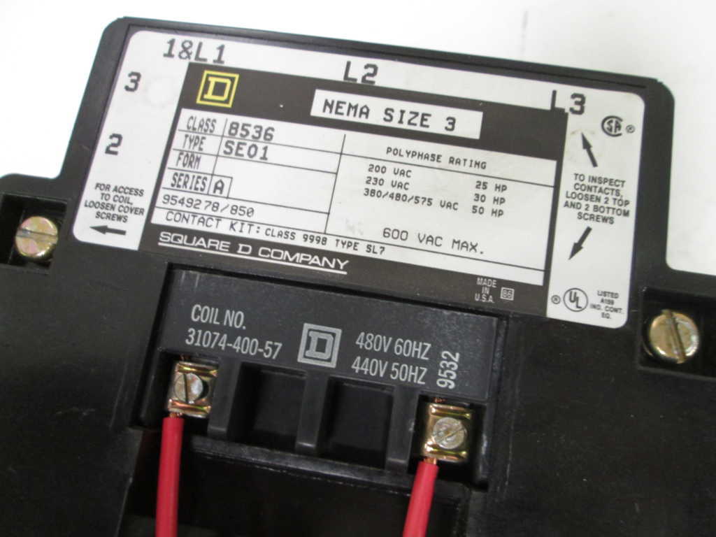 Square D 8536SEO1V06 NSFP **GENUINE** 8536 SEO1 V06 Schneider Telemecanique