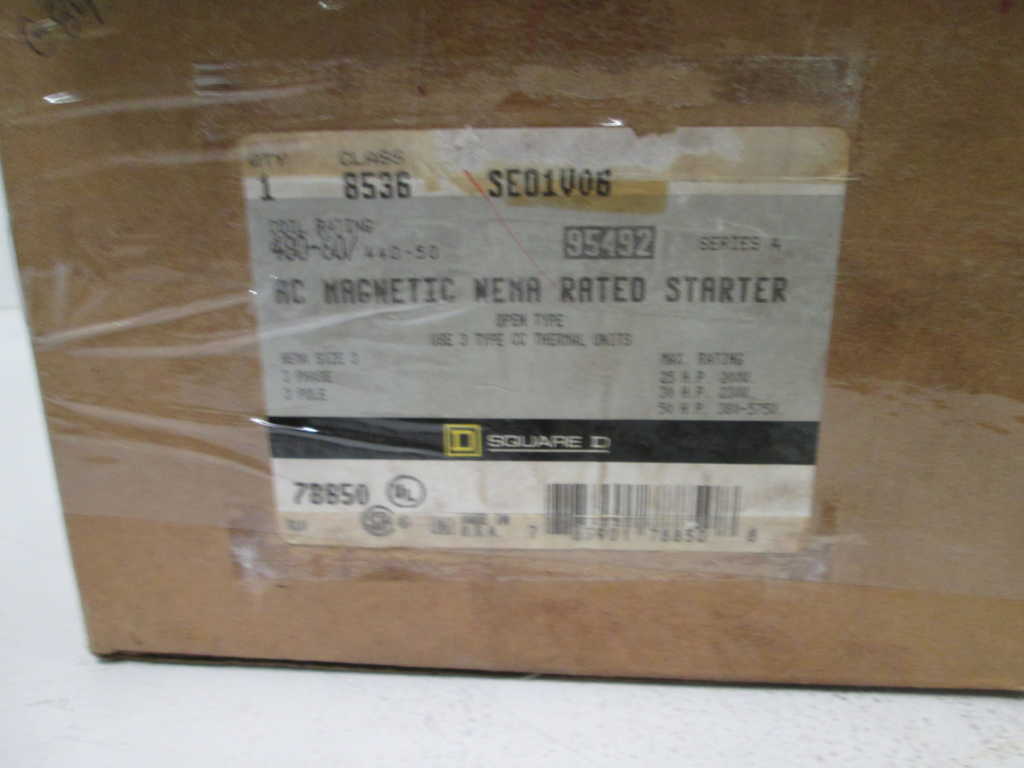Square D 8536SEO1V06 NSFP **GENUINE** 8536 SEO1 V06 Schneider Telemecanique