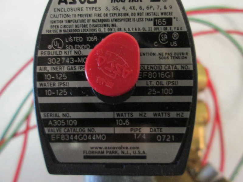 Asco EF8344G044MO NSFP ** GENUINE **