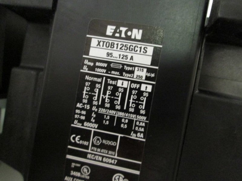 Cutler Hammer XTAE150G00TD125 NSFP * GENUINE * Westinghouse