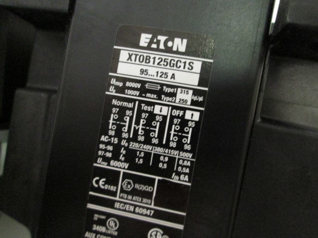 Cutler Hammer XTAE150G00TD125 NSFP **GENUINE** Westinghouse