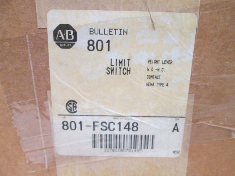 Allen Bradley 801FSC148 NSFP * GENUINE * AB 801 FSC148