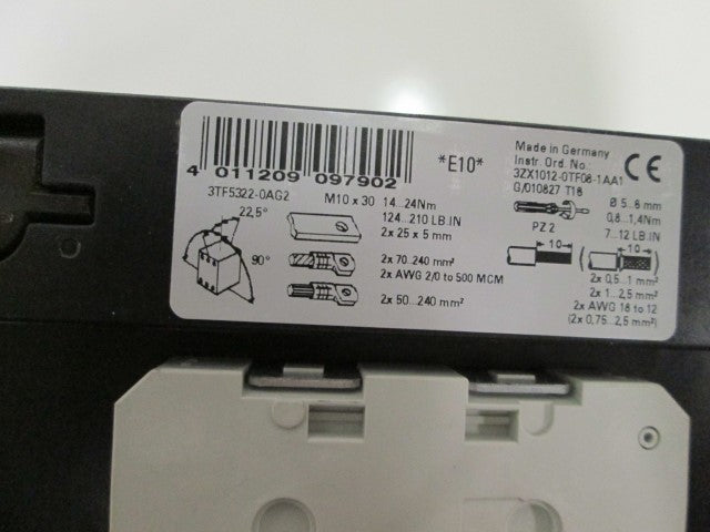 Siemens 3TF53220AG2 NSFP * GENUINE * 3TF5322 0AG2 Furnas