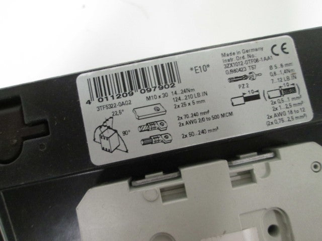 Siemens 3TF53220AG2 NSNP * GENUINE * 3TF5322 0AG2 Furnas