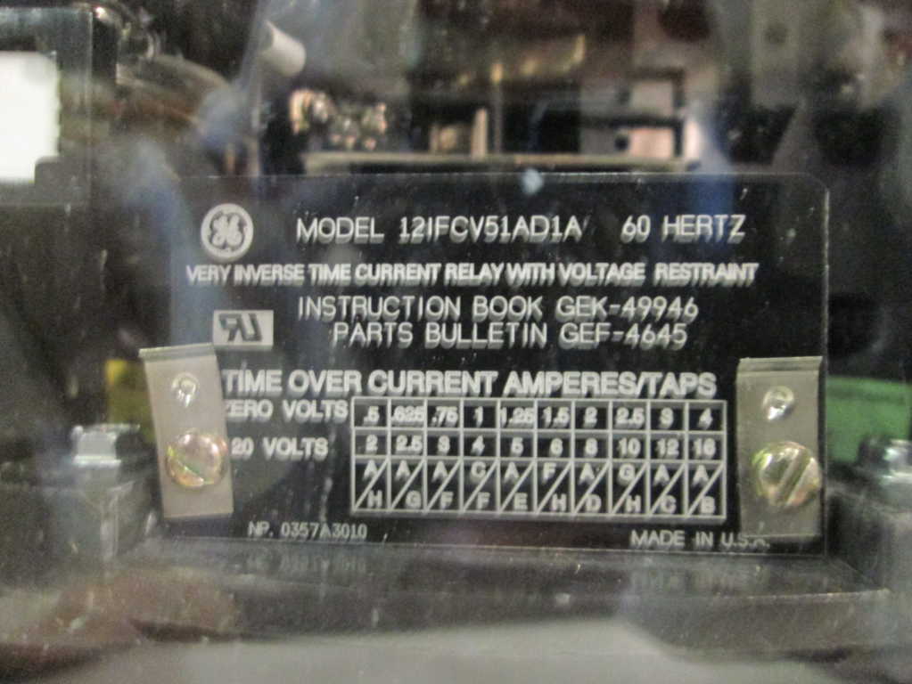 General Electric 12IFCV51AD1A NSFP **GENUINE**