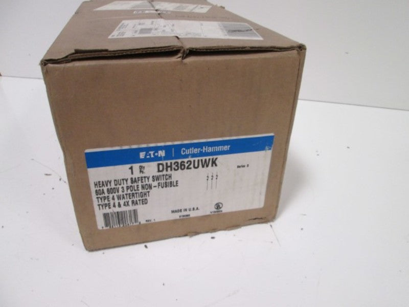 Cutler Hammer DH362UWK NSFP ** GENUINE ** DH 362UWK Westinghouse